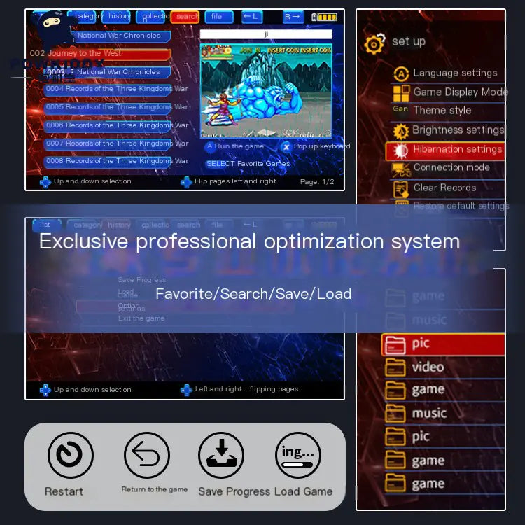 X39Pro Game Console Portable Retro PS Joystick